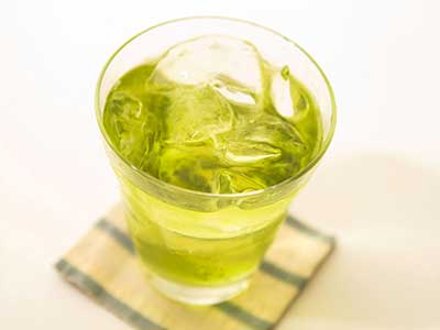 Chá Verde bebida quente