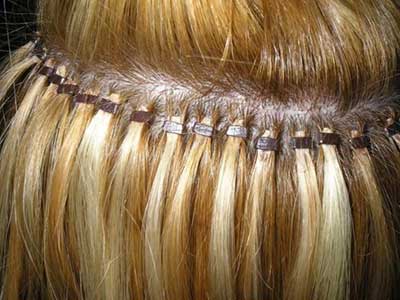 alongamento de cabelo