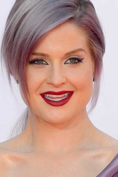 cabelo roxo dicas de make