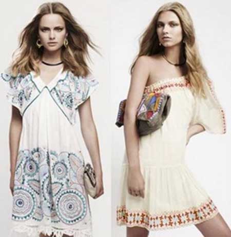 roupas da moda hippie