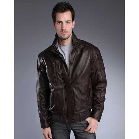 Casaco de Couro 3 roupas de inverno masculinas