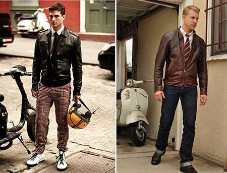 Fotos de Casaco de Couro roupas da moda