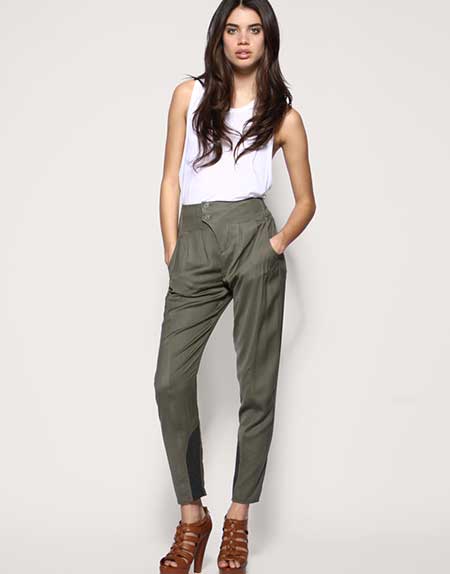High waist pants 1 modelos da moda