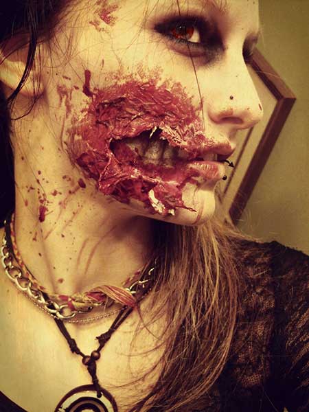 Maquiagem de Zumbi 6 dica de maquiagem de zumbi