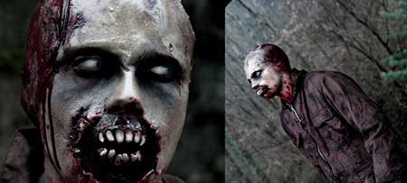 Maquiagem de Zumbi para homens