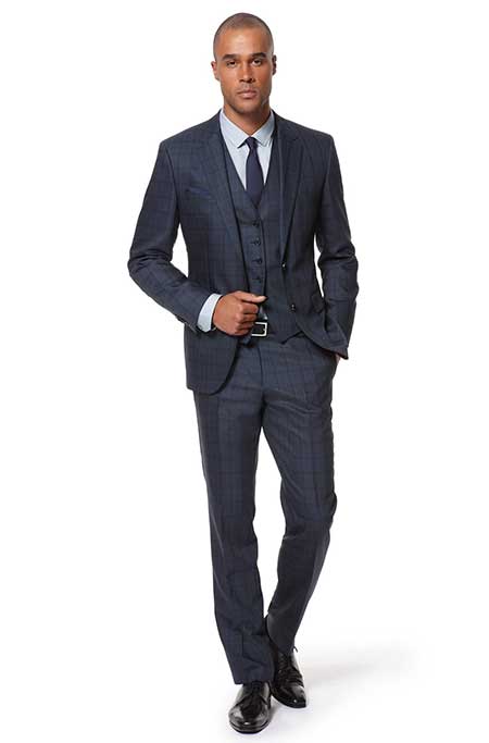 Mens suits 1 modelo de terno masculino