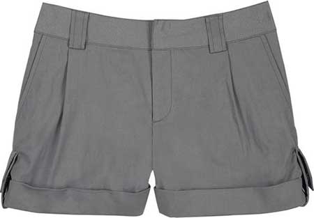cor cinza modelos de short social