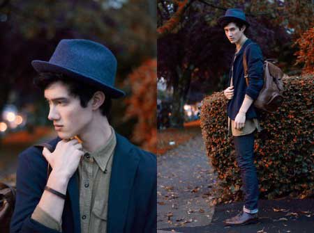 fotos e imagens peças da moda masculina