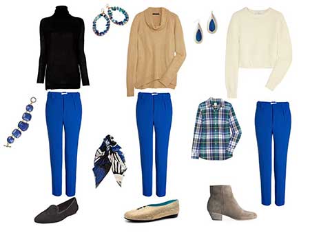 looks da moda como usar calça azul