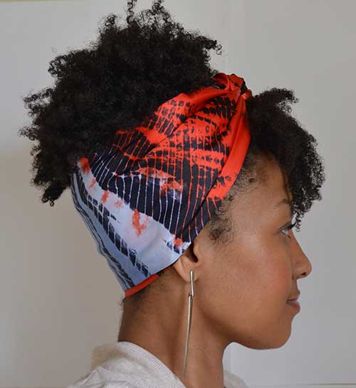 com lenços 1 penteado afro