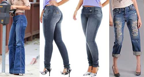 JEANS modelos de calças