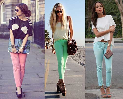 calça colorida dicas de como usar