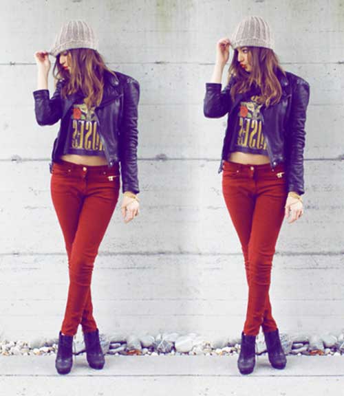 look com calça colorida para os jovens